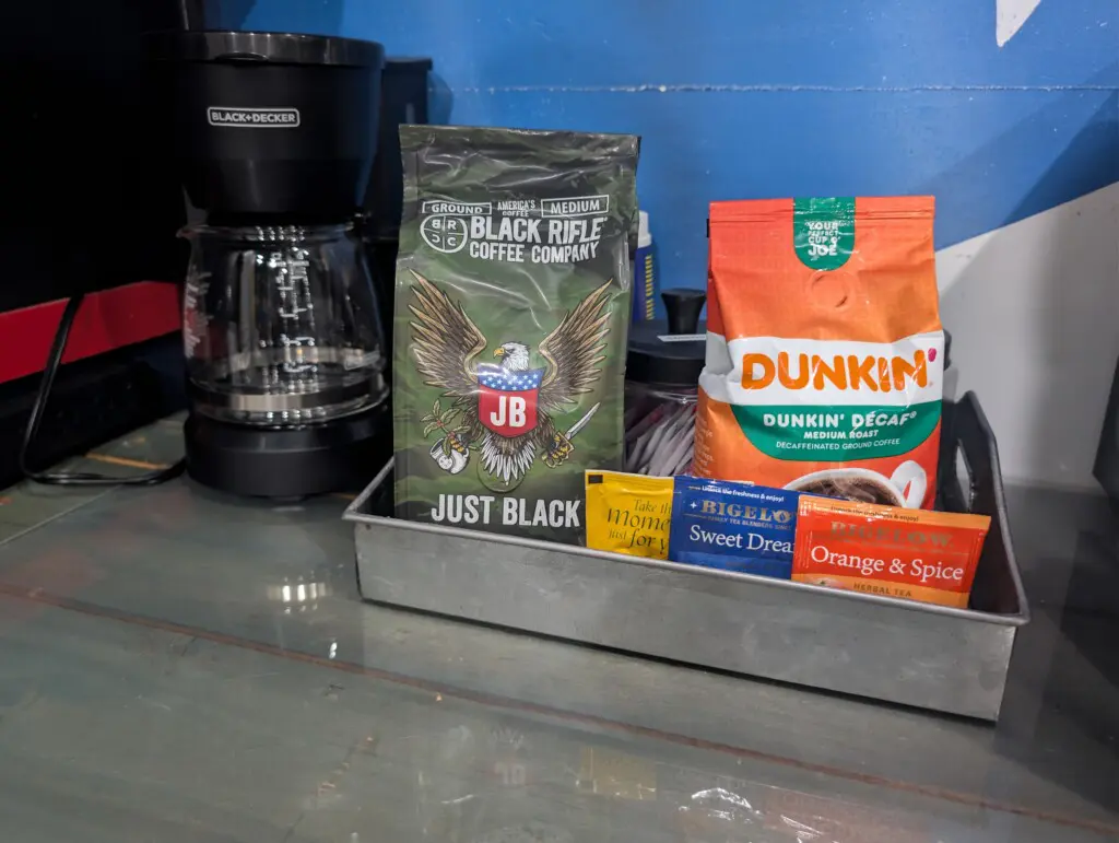 Mission Base Coffee station