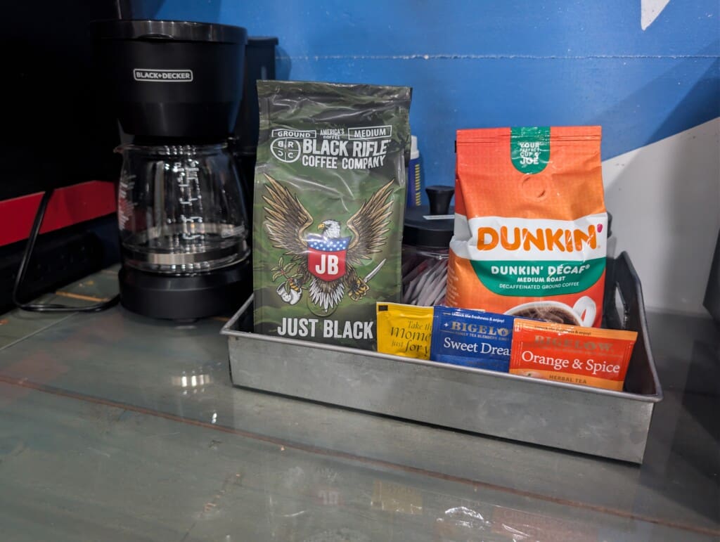 Mission Base Coffee station
